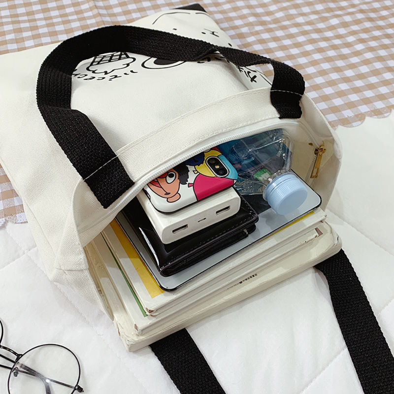 百搭小熊收纳包 学生党的学院风实用美学